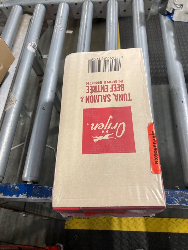 Photo 1 of ***in factory seal, Best before 21MAR27*** ORIJEN Tuna, Salmon and Beef Entree Adult Wet Cat Food, WholePrey Ingredients, 3 oz (Case of 24)