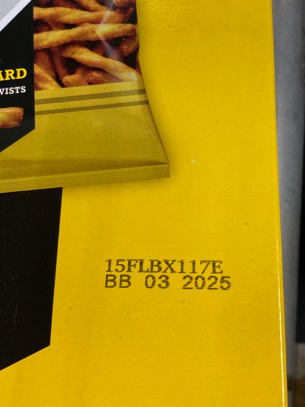 Photo 1 of **EPIRED 3/2025**
Dot's Pretzels Honey Mustard Seasoned Pretzel Twist Snack, 1oz Individually Sized Bag (10 Count)