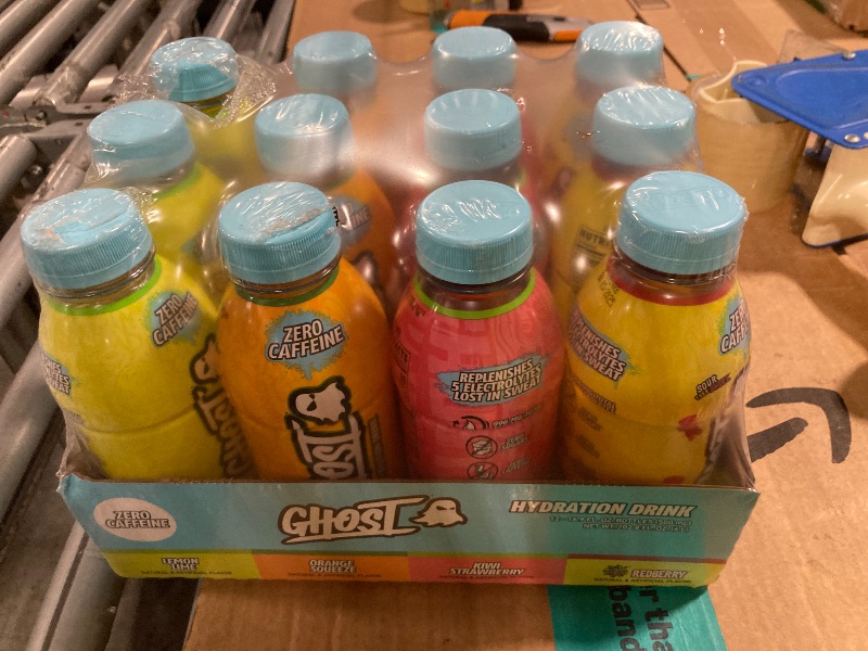 Photo 1 of **BBD 05/2025** GHOST Hydration Drink, Variety Pack - RTD Sports Drinks with Electrolytes for Hydration - Beverage for Athletes - Zero Caffeine & Zero Sugars - 16.9 Fl Oz, 12 Pack