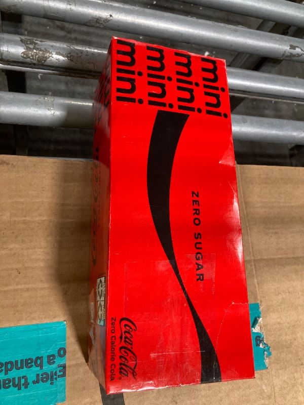 Photo 1 of **BBD 05/2025**Coca-Cola Coke Zero Sugar Diet Soda Soft Drink, 7.5 fl oz, 10 Pack