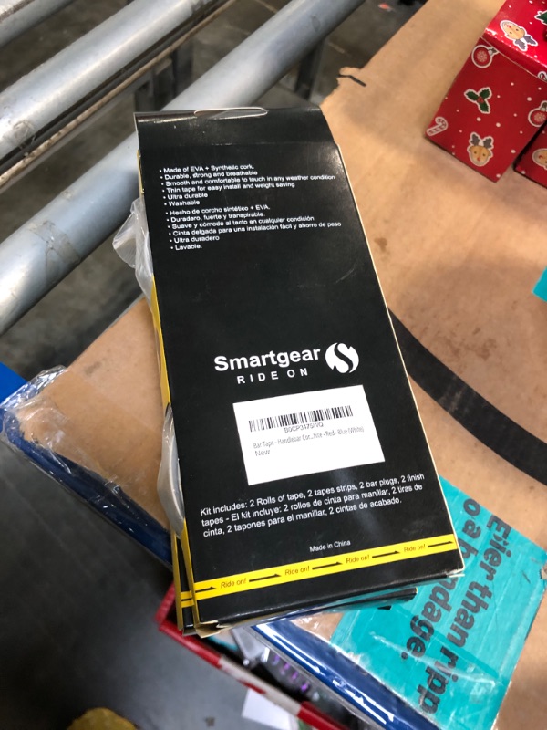Photo 1 of ***BUNDLE OF TWO*** SMARTGEAR RIDE ON Bar Tape White - Handlebar Cork Tape - Road Bikes - Cycling - MTB - Mountain Biking - Gear Up for a Smooth Ride and Experience The Unmatched Grip and Performance!