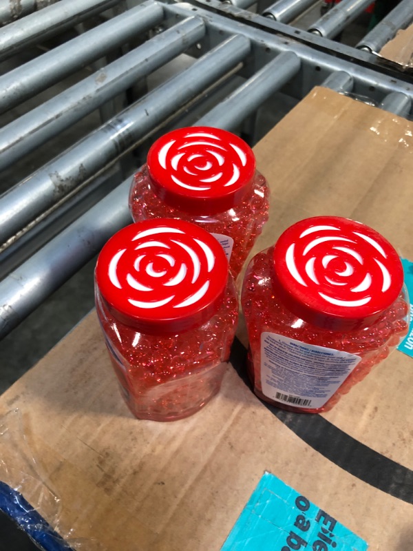 Photo 1 of ***BUNDLE OF THREE*** Clorox Fraganzia Air Care Air Freshener Crystal Beads in Cherry Burst Scent, 12 Ounces | Cherry Burst Scented Air Freshener Gel Beads from Clorox Fraganzia for Car or Home