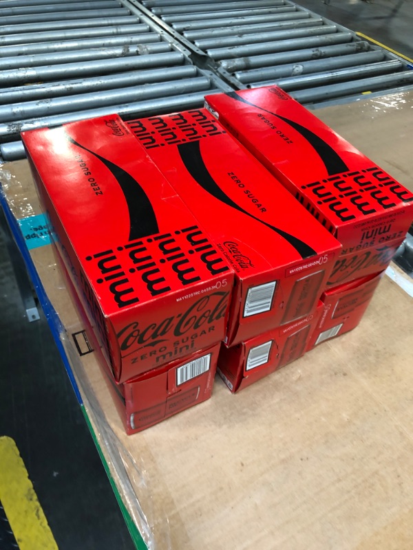Photo 1 of ***BUNDLE OF SIX*** Coca-Cola Coke Zero Sugar Diet Soda Soft Drink, 7.5 fl oz, 10 Pack