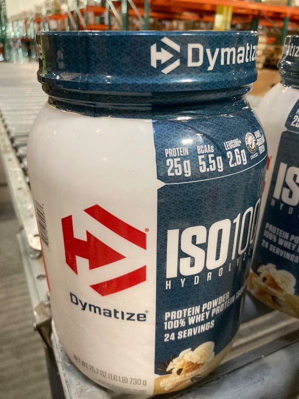Photo 1 of **BBD 05/2026** Dymatize ISO100 Hydrolyzed 100 Whey Protein Isolate Fruity Pebbles (1.6 Lbs. / 24 Servings)