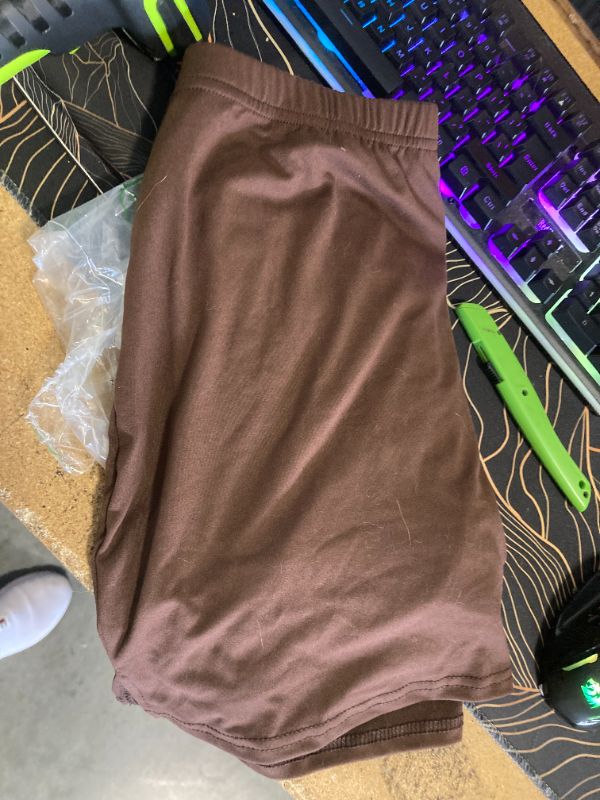 Photo 1 of ****used, needs washing**** Womens Mini Skorts Sexy Mid-Waisted Pencil Bodycon Short Y2K Skirts with Side Split Brown M
