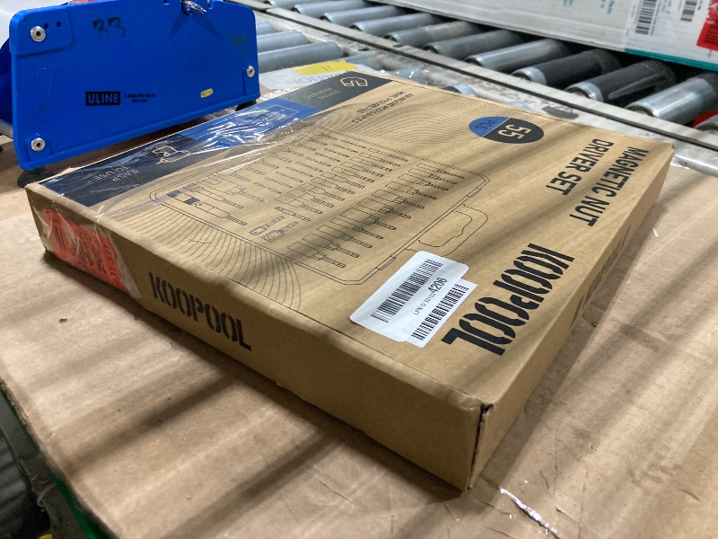 Photo 1 of Impact Magnetic Nut Driver Set, 55PCS Impact Driver Bit Set, Deep Magnetic Nut Driver Set, Impact Socket Adapters, Wing Nut Driver, Bit Extension, 1/4'' Quick Change, Storage Box