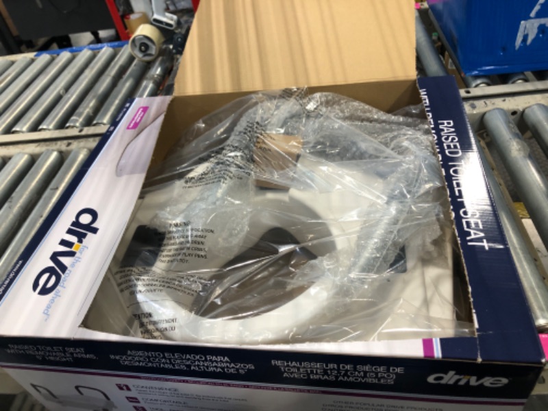 Photo 1 of 2-in-1 Locking Raised Toilet Seat with Tool-free Removable Arms