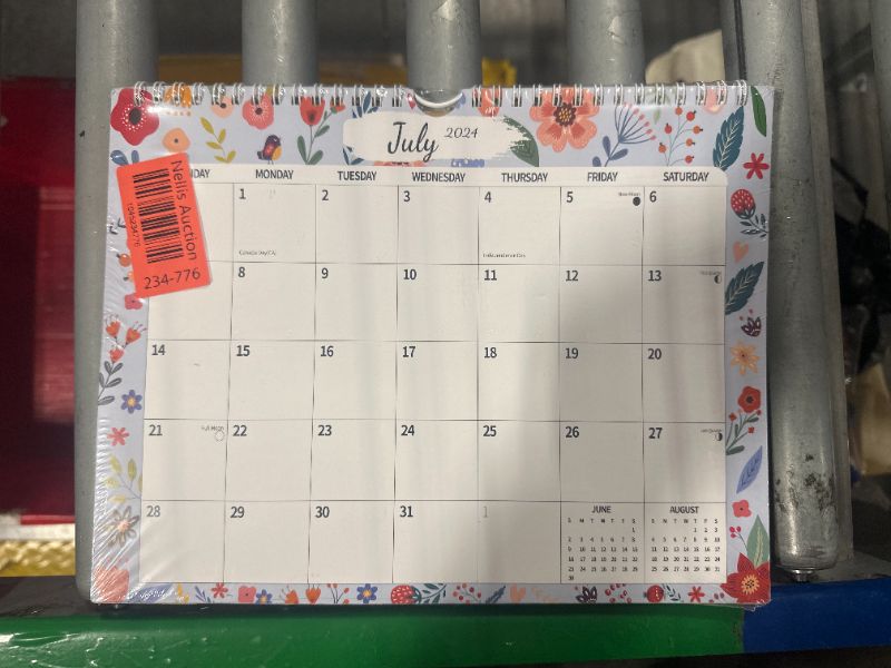 Photo 1 of 2026 Wall Calendar, Hanging Spiral Calendar Calendar Wall Paper from July 2025 - December 2026 Thick 11"X8.5", Spiral Bound, Blocks for Easy Planning, Fridge Desk Colorful Monthly Designs