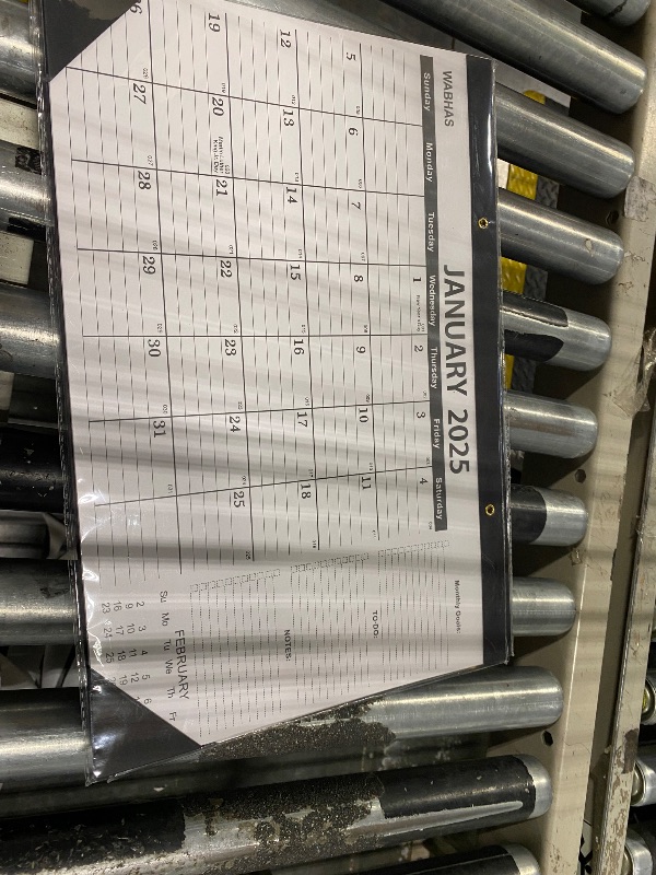 Photo 1 of 2025 Calendar,Desk Calendar 2025-18 Months-January 2025 to June 2026,Desk calendar 2025-2026,12x17 in,School Calendar 2025,Office 2025 Desk Calendar