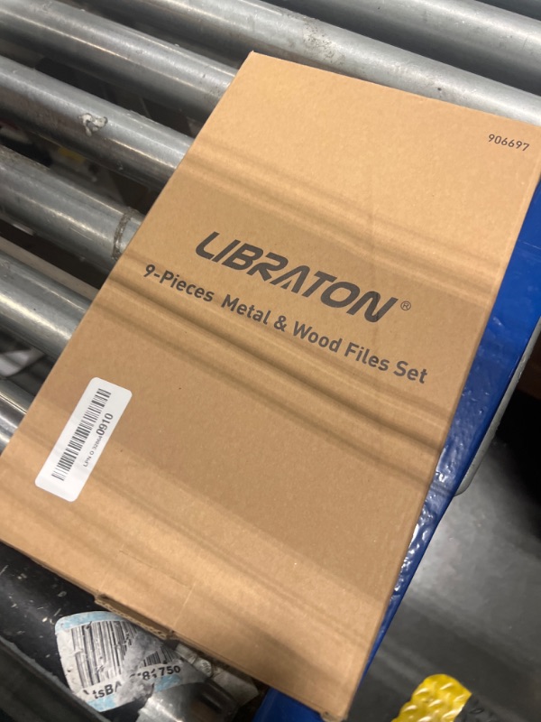 Photo 1 of LIBRATON Metal Files 9PCs, File Set for Metal, Needle Files, Files Rasps, Flat, Round, Half-round Files for Metalworking, Metal, Woodworking, Wood, Carpentry