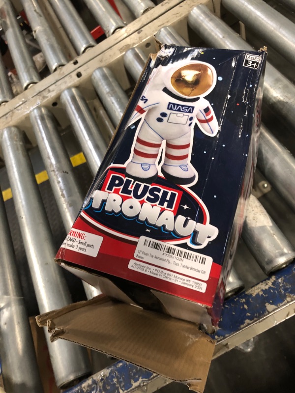 Photo 1 of ArtCreativity 12" Plush Toy Astronaut Figurine, Realistic Astronaut Plush Toy with NASA & USA Flag Arm Patches, Space Decor Astronaut Toys for Kids 3-5, NASA Toys, Toddler Birthday Gift