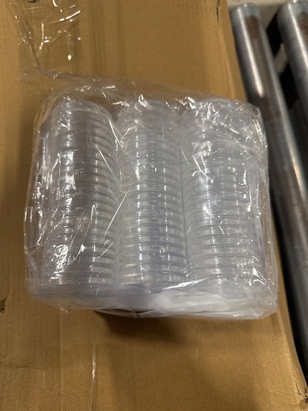 Photo 1 of 63PCS Silver Dollar Coin Holder, Clear Coin Capsules, Coin Holders for Collectors, Plastic Coin Case for Morgan Silver Dollar, Coin Protectors with Adjustable Gasket (17/20/25/27/30/33/38/40mm),
