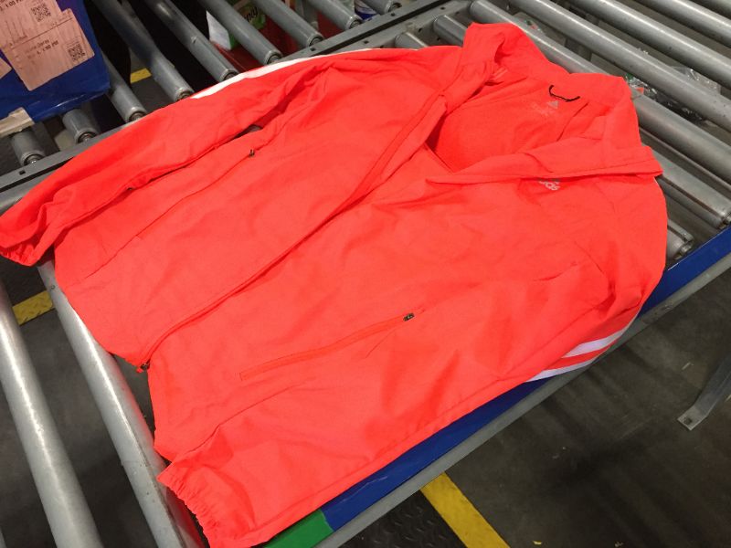 Photo 1 of ***MEDIUM SIZE*** adidas Men's Marathon Jacket 3-Stripes, Solar Red/White, Medium