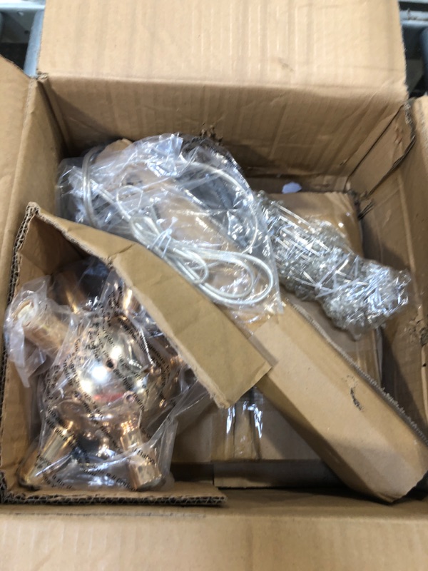 Photo 1 of ***MISSING HARDWARE**
BesLowe 69'' Crystal Floor Lamp for Living Room, Modern Standing Lamp with 738PCS K9 Crystals, Tall Lamp Pole Light for Bedroom Office, Mid Century Gold Floor Lighting with 9 LED Bulbs, Antique Brass