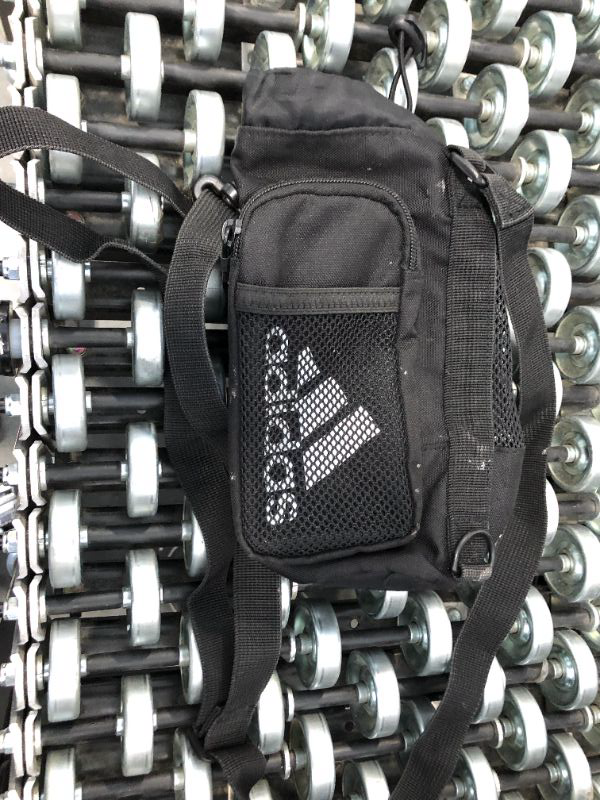 Photo 1 of adidas Hydration Crossbody Water Bottle Sling Bag, Black/White, One Size1045248358
