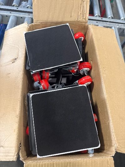 Photo 1 of ?Upgrade Large? Furniture Dolly,Furniture Movers with 5 Wheels,Carbon Steel Panel Heavy Duty Dolly,Furniture Lifter with 5 360° Rotatable Rubber Universal Wheels,Maximum Load 3474LBS