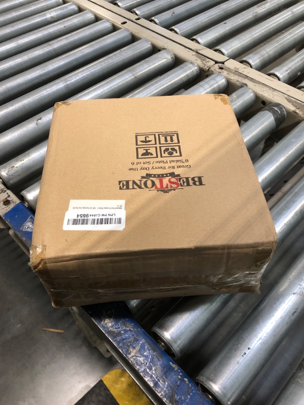 Photo 1 of bestone 8 Inch Porcelain White Salad Plates Set, Porcelain Dessert/Salad Plate?Classic Round with Wide Rim, Lead-Free,Dishwasher, Microwave, Freezer, Oven Safe, for Everyday Use-Set of 6