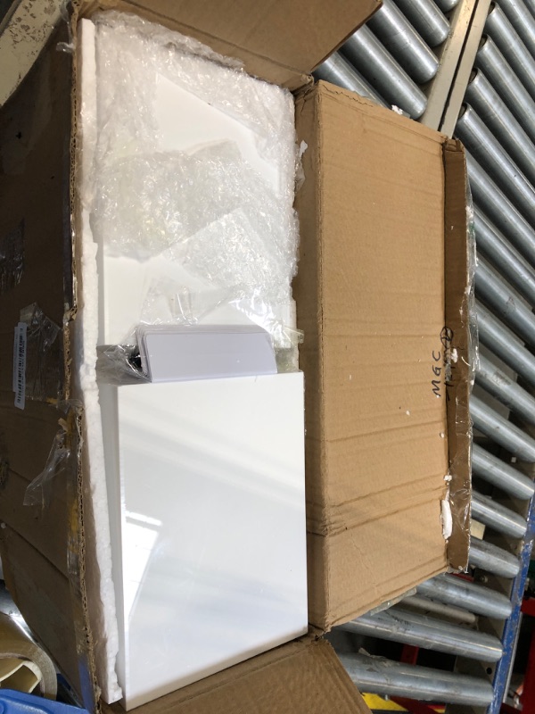 Photo 1 of ToBeAce 8 Pcs Buffet Risers, Food Risers for Buffet Table, Food Display Stand for Party Catering Dessert Jewelry Collectibles Figures Show, White Acrylic Cube Boxes Nesting Risers with Hollow Bottoms 2 Set(6"6.5"7"8")