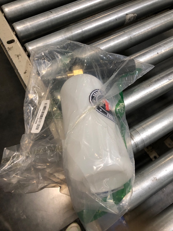 Photo 1 of **MISSING WASHER TIPS**Tool Daily Short Pressure Washer Gun with Foam Cannon, 1/4 Inch Quick Connector, with 5 Pressure Washer Nozzle Tips, 1 Liter