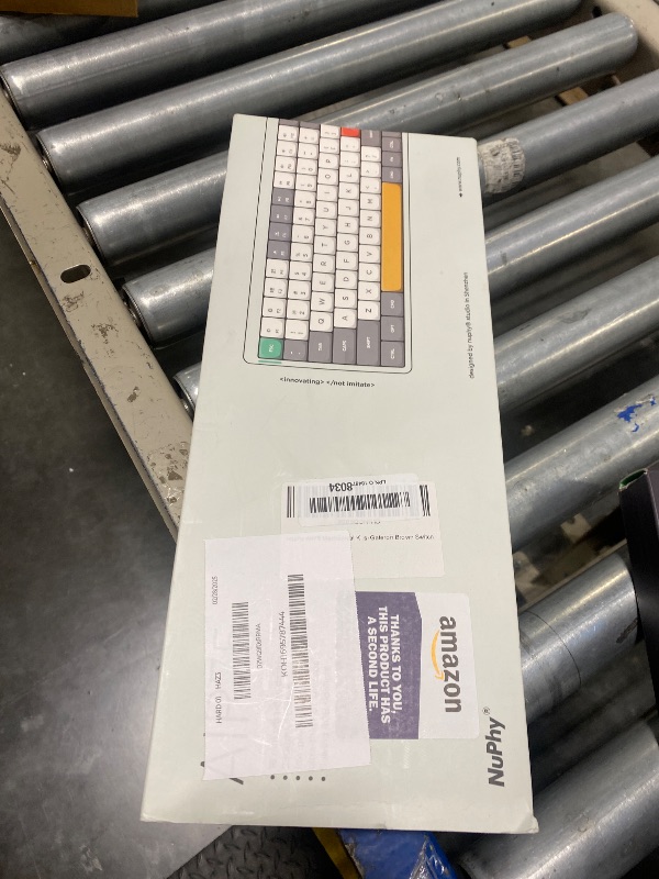 Photo 1 of nuphy Air75 V2 Portable 75% Mechanical Keyboard,Wireless Keyboard,Supports Bluetooth/2.4G/USB-C RGB Gaming Keyboard,Compatible with Windows/Mac OS/Linux Systems White-Gateron Brown Switch