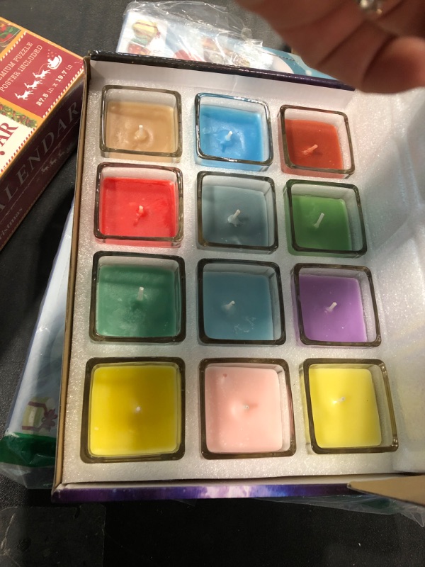 Photo 1 of ?12 Constellations? Premium Votive Scented Candles Set - 12 Unique Scents Including Lavender, Vanilla, Lemon & Mint, 100% Natural Soy, Non-Toxic, Small Candles for Aromatherapy, Gifts & Home Décor