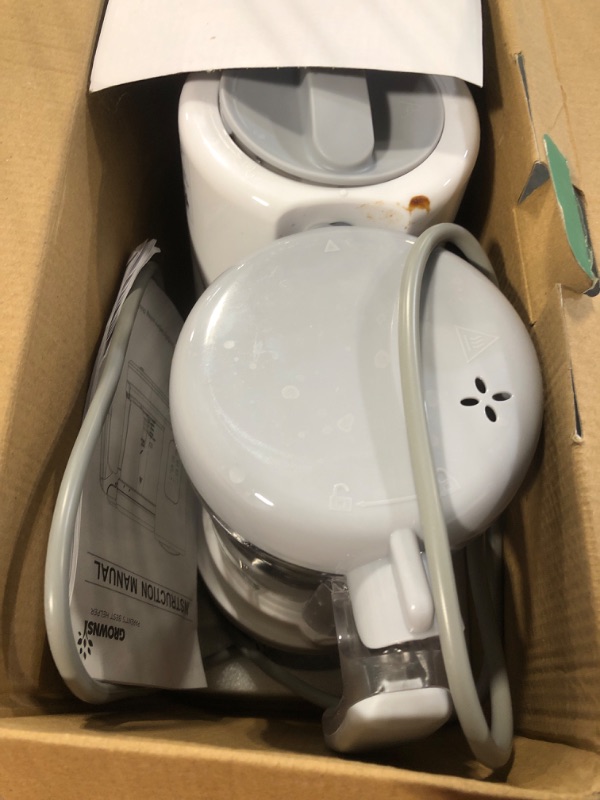 Photo 1 of **USED***NEEDS CLEANING**GROWNSY Baby Food Maker Homemade Baby Food All-in-One Baby Food Puree Blender Steamer Grinder Mills Machine Auto Cooking & Grinding with Self Cleans Touch Screen LCD Display, BPA Free