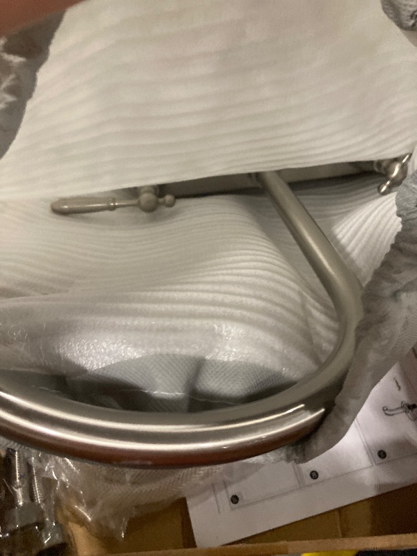 Photo 1 of SHACO Kitchen Faucet with Side Sprayer, Stainless Steel Faucet for Kitchen Sinks 3 Hole or 4 Hole, 2 Handle High Arc Kitchen Faucet with Water Supply Line