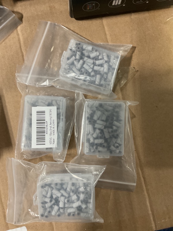 Photo 1 of 100pcs 180 Grit Small Sanding Bands for Nail Drill with 2pcs 3/32’’ Upgrade Mandrels Bits, Mini Sanding Bands for Nail Drill for Manicure Nail Salon and Nail Enthusiasts  4 pack