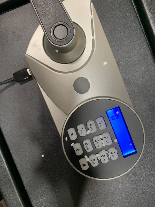 Photo 1 of ===== SEE NOTES ==== BlackSmith Home Biometric Safe 1.0 Cub - Fingerprint Recognition Box With Keys, Keypad Lock, LCD Display, Dual Alarm System - Wall Mount Cabinet for Jewelry and Valuables, Black