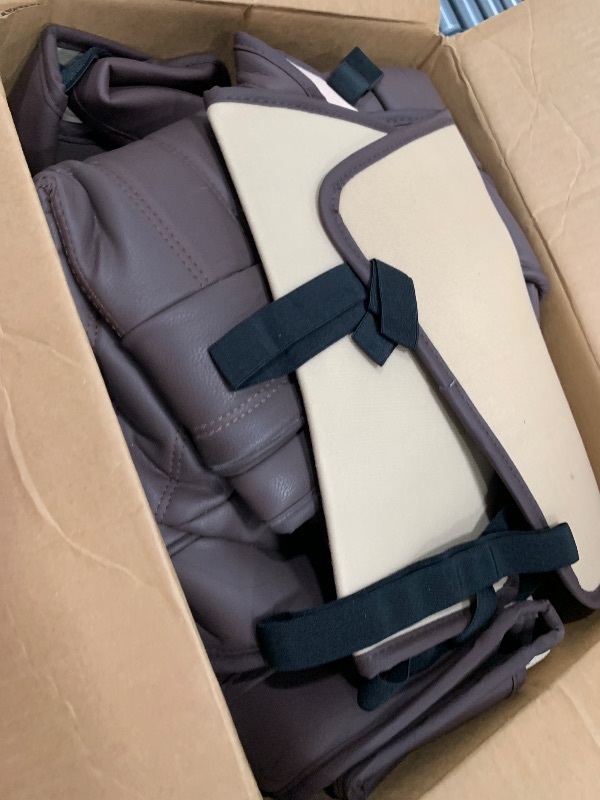Photo 1 of ********************missing backseat center piece**********************
YIERTAI Truck Seat Covers for Chevy Chevrolet Silverado GMC Sierra Custom Fit 2007-2025 1500 2500 3500HD Trail Boss Z71 Crew Double Extended Cab Waterproof Leather(5 PCS Full Set/Brow