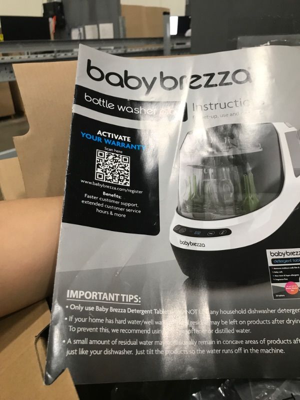 Photo 1 of **** FOR PARTS ONLY*****     Baby Brezza Bottle Washer Pro - Baby Bottle Washer, Sterilizer + Dryer - All in One Machine Cleans Bottles, Pump Parts, & Sippy Cups - Replaces Hand Washing, Bottle Brushes and Drying Racks