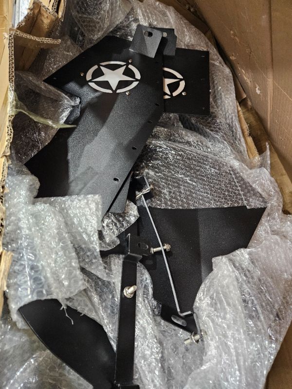 Photo 1 of ***************NOT COMPLETE, MISSING PARTS**************
Z8 Front Inner Fender Liners & Rear Inner with LED Light Compatible with 2018-2025 Jeep Wrangler JL & JLU Unlimited 2/4 Doors Steel Mud Guards Bolt-on Style Wheel Well Cover Fenders Flares