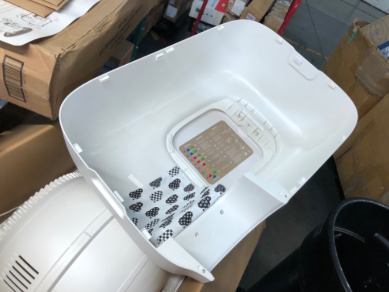 Photo 1 of ***HEAVILY USED AND DIRTY - SMELLS - UNABLE TO VERIFY FUNCTIONALITY - SEE PICTURES***
PetSnowy Self-Cleaning Automatic Cat Litter Box with Odor Control TiO2 System, Robot Litter Box with Auto-Packing, App Control, Large Cats & Multiple Cats (2025 Premium 
