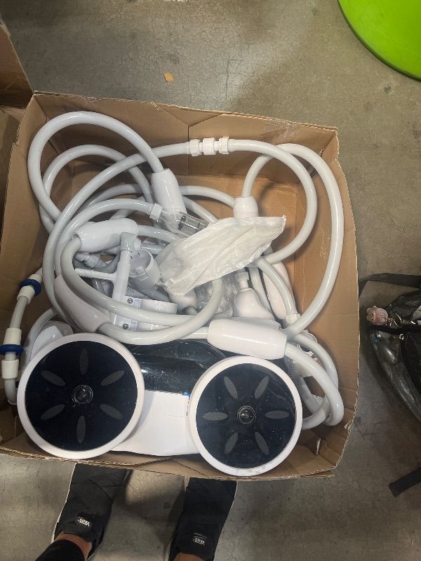 Photo 1 of (for parts*) MAKHOON Upgrade Pool Pressure Side Sweeper: Professional Solution for Cleaning Your Swimming Pool (Four Wheels are Better Than Three)
