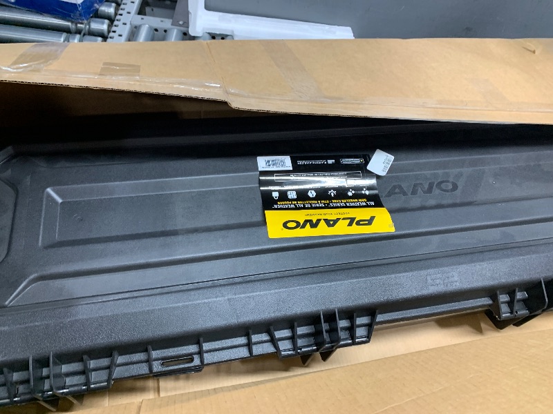 Photo 1 of ***DAMAGED***Plano All Weather 52” Rifle Gun Case with Wheels, Black with Pluck-to-Fit Foam, Watertight & Dust-Proof Shield Protection, TSA Airline Approved for Travel