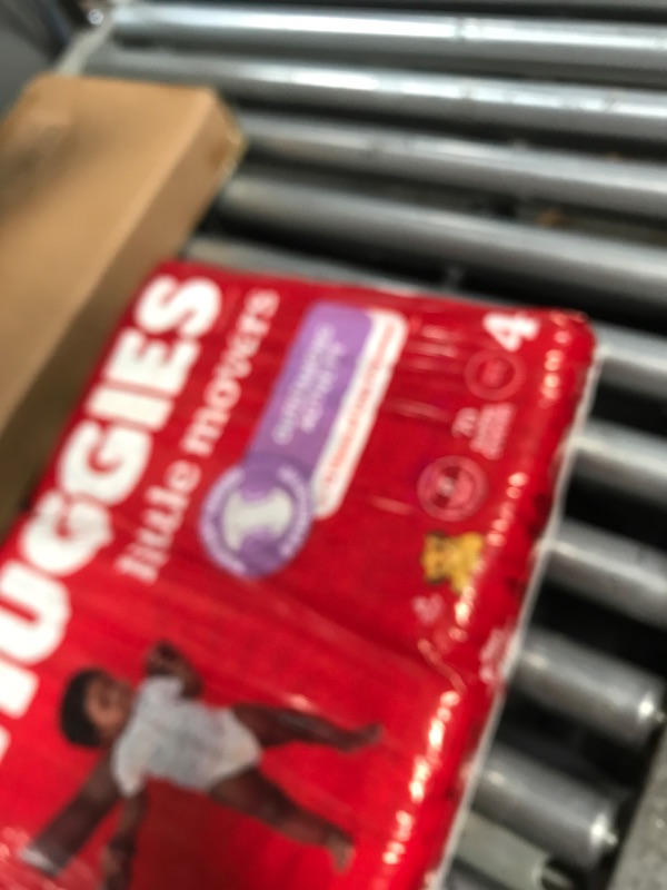 Photo 1 of ***SEE NOTES*** 
Huggies Size 4 Diapers, Little Movers Baby Diapers, Size 4 (22-37 lbs), ( Packs of 70)