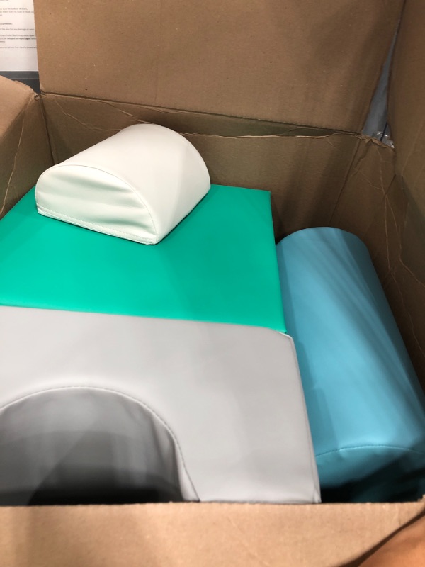 Photo 1 of ***parts only**Kids Climbing Toys Foam Blocks: 6PCS PU Leather Foam Climbing Blocks for Toddlers - Soft Play Set Indoor Play Gym - Crawling Activity Play Structure for Preschoolers Playtime Corner Climber (Modern)