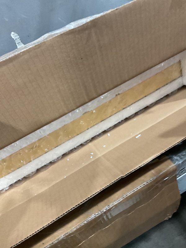 Photo 1 of ***DAMAGED - MIRROR HAS BROKEN OFF FROM FRAME - SEE PICTURES***
MCS 23x34.25 Mercer Large Wall Mirror, Gold Timeless Rectangle Mirror, Vertical & Horizontal Wall Hanging Mirror for Bathroom, Bedroom, Entryway & Livingroom