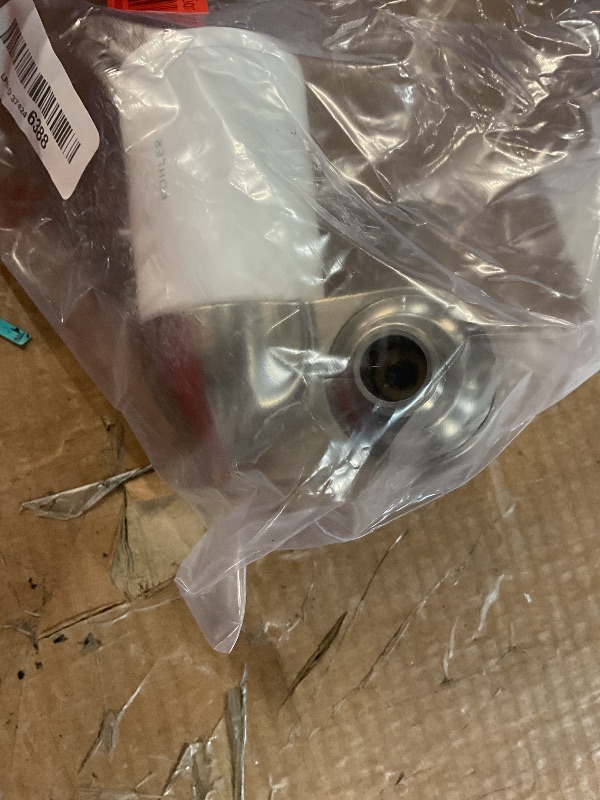 Photo 1 of ****FILTER ONLY** KOHLER Aquifer Filtered Shower Head Attachment, Filtration System Attaches to Most Existing Shower Heads, Reduces Chlorine, Odor, and Controls Scale, Vibrant Brushed Nickel, R24612-BN