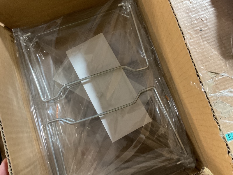 Photo 1 of STARLATTA 2 Pcs Cabinet Organizer Shelf?Stackable Kitchen Counter Shelves, Spice Rack,Countertop Organizers?Clear Plastic Storage Shelves Rack for Makeup?Bathroom, Cupboard?Desk?Pantry Organization