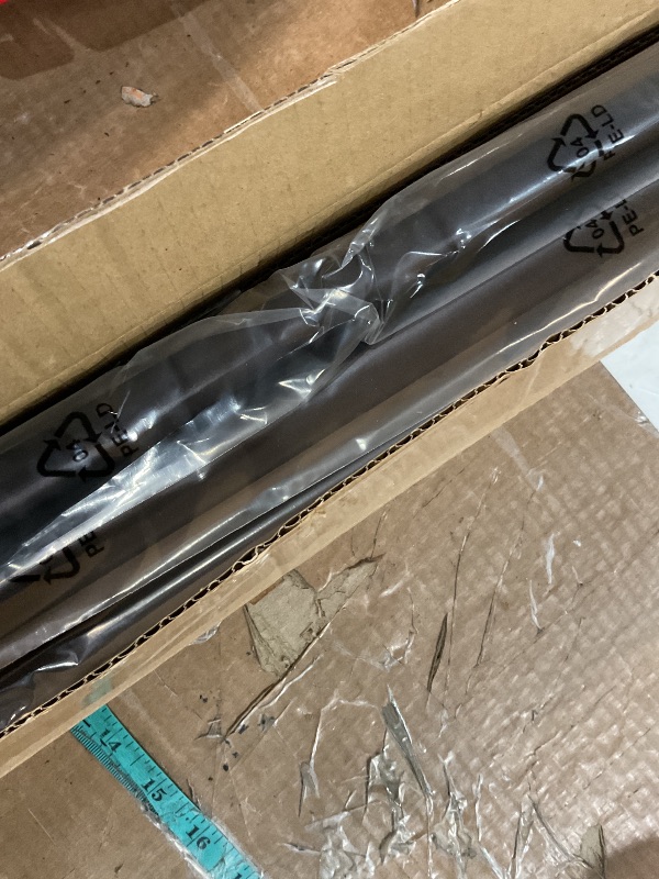 Photo 1 of (PARTIAL SET) (UNABLE TO TEST TOTAL FUNCTIONALITY) Bronze Curtain Rods for Windows 48-84 inch,3/4 inch Heavy Duty Adjustable Decorative Curtain Rod with Modern Finials,Window Rods for Bedroom, Living Room,Patio and Kitchen