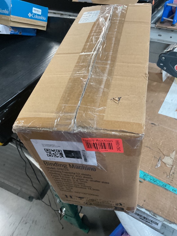 Photo 1 of VEVOR Binding Machine, Comb Binding Machine 21-Holes Binding 450 Sheets, Book Binder Machine with 100 PCS 3/8'' Comb Binding Spines, for Letter Size, A4, A5