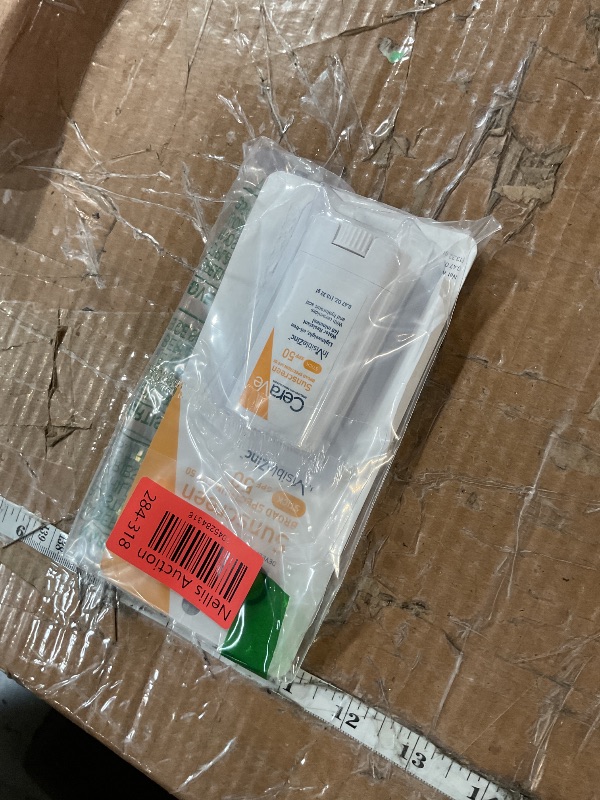 Photo 1 of CeraVe Mineral Sunscreen Stick SPF 50, Broad Spectrum SPF + Hyaluronic Acid + Ceramides, Titanium Dioxide & Zinc Oxide, 100% Mineral Face Sunscreen Stick, Fragrance Free & Oil Free