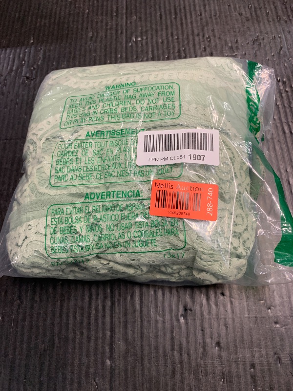 Photo 1 of (USED/FAIR) (24W) (BAGGED)  Women Plus Size Bridesmaid Dresses Sage Green Mother Bride Groom Wedding Guest Boho Formal Lace Floor Length Dress 2025 24 W