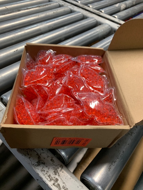 Photo 1 of TrelaCo 60 Pcs Gel Lip Ice Pack Bulk Reusable Boo Boo Packs Ice Bag for Injuries Lip Shape Mini Cold Compress for Headaches Tired Eyes Swelling Teeth Pain Relief(Rose Red)