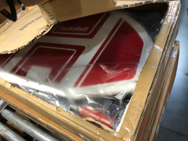 Photo 1 of Haokelball Pool Basketball Hoop Outdoor Poolside Water Basketball Hoop with Adjustable Height 45"-59" Swimming Pool Basketball Game with 2 Balls and Pump (Red)