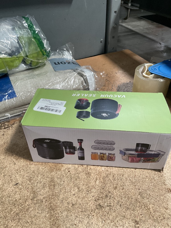 Photo 1 of 4-In-1 Electric Mason Jar Vacuum Sealer Kit for Mason Jars, Red Wine Bottles, Vacuum Bags, Lunch Boxes, Automatic Stop Can Sealer Machine for 3.4” / 2.75” Wide & Regular Mouth Mason Jar