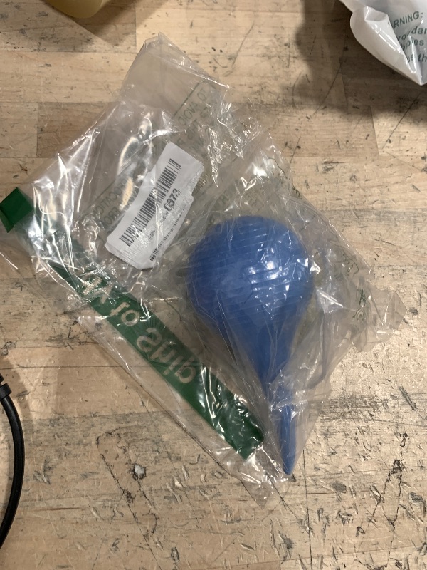 Photo 1 of (90ml)Rubber Suction Ear Syringe, Hand Bulb Syringe Ear Washing Squeeze Bulb- Blue Smooth