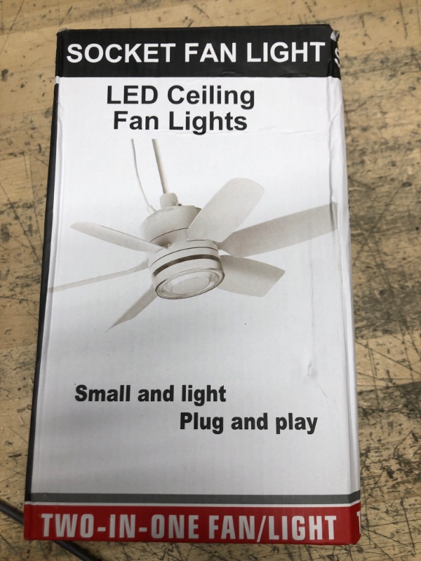 Photo 1 of (used)(see all images) Fanspex 20.5'' Gazebo Ceiling Fan with Light, Plug in Outdoor Hanging Fan for Patio Canopy Tent Porch RV