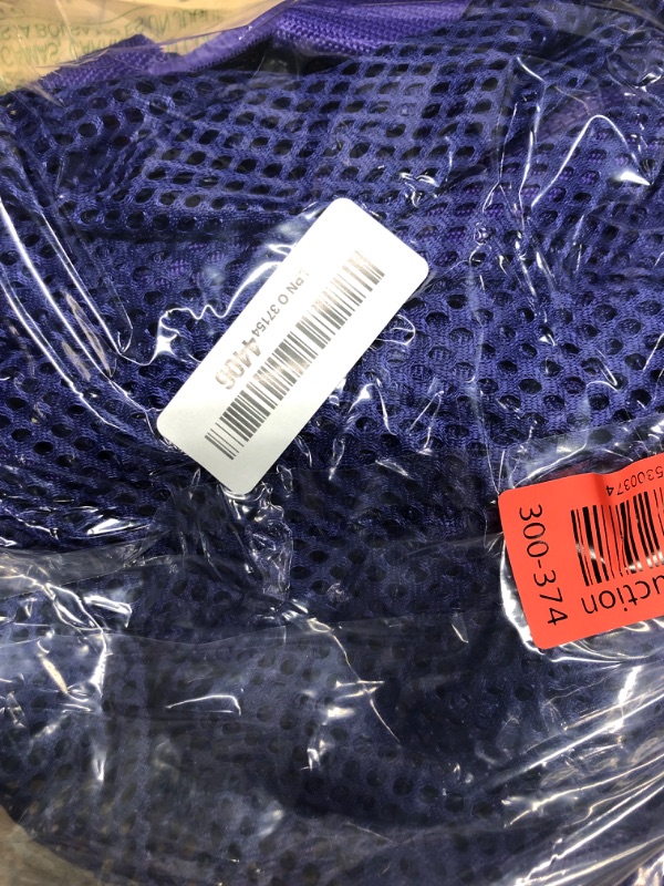 Photo 1 of Champion Sports Mesh Duffle Bag with Zipper and Adjustable Shoulder Strap,15” x 36”,Purple-Multipurpose,Oversized Gym Bag for Equipment,Sports Gear,Laundry-Breathable Mesh Scuba and Travel Bag